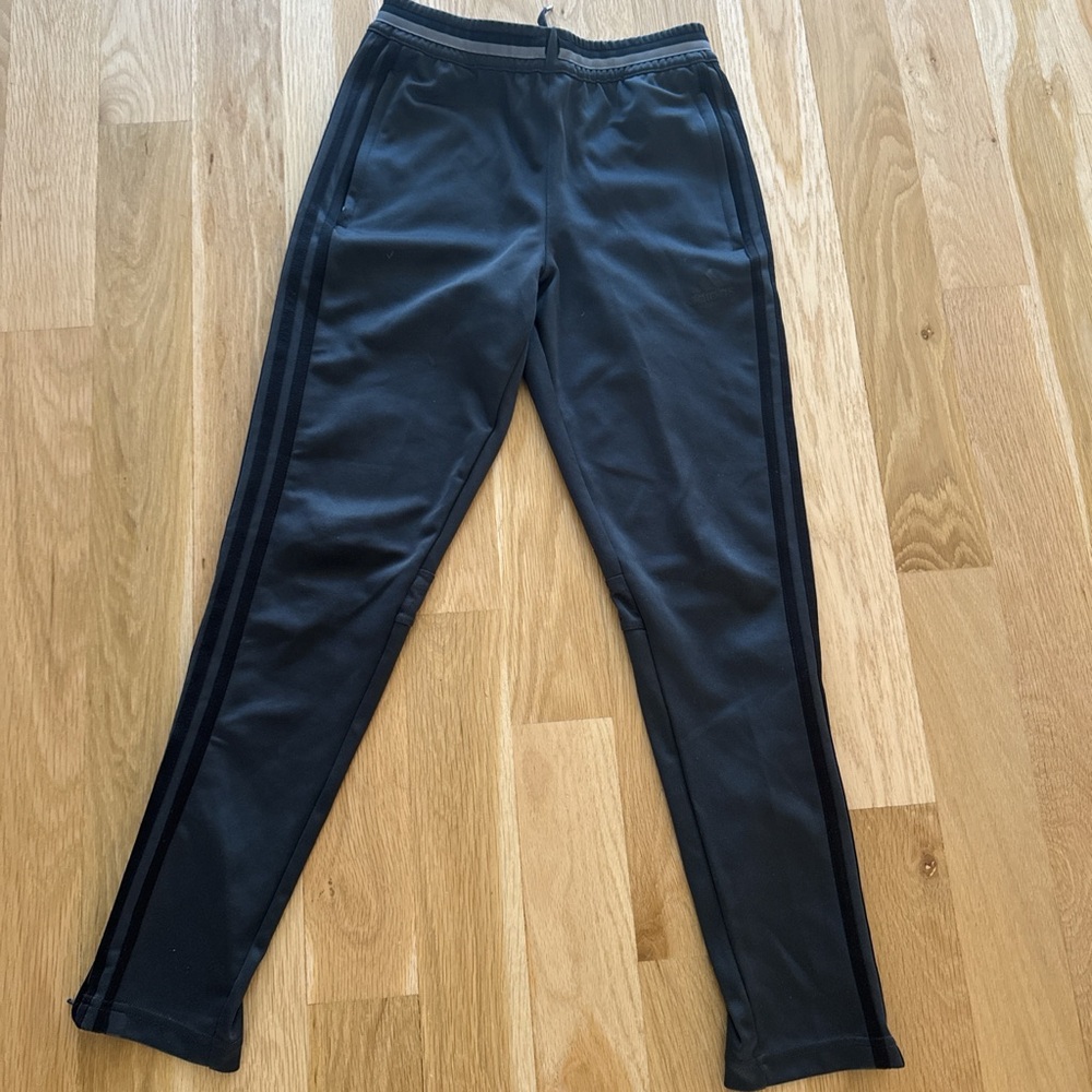 Adidas Charcoal Gray Track Pants